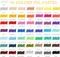 Oil Pastels Set of 50 Colors (8 x 60 mm), Soft Oil Pastels for Art Painting, Drawing, Blending, Art Supplies for Artists, Beginners, Students, Teachers